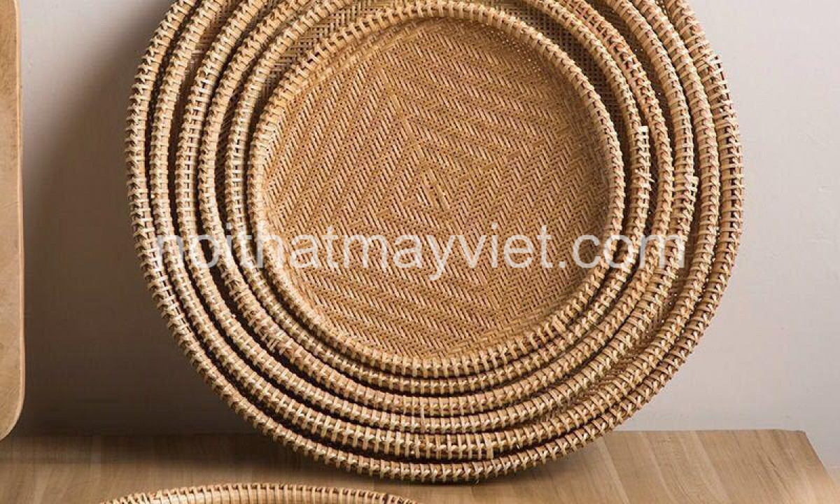 Mẹt Đựng Đồ Mây Tre MMT003